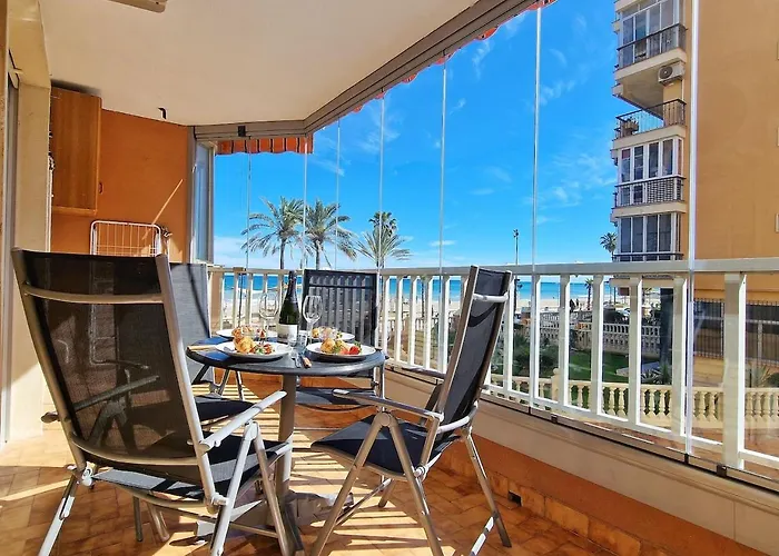 Appartement Amplio Con Terraza En Primera Linea De Playa *